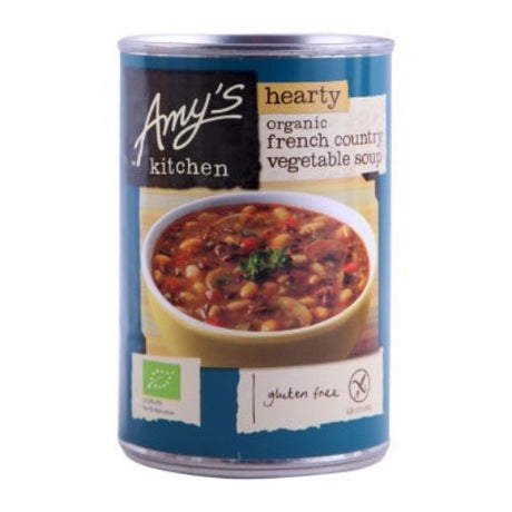 Amy's Organic Hearty French Country Vegetable Soup (6x400GR) - Aytac Foods Wholesale