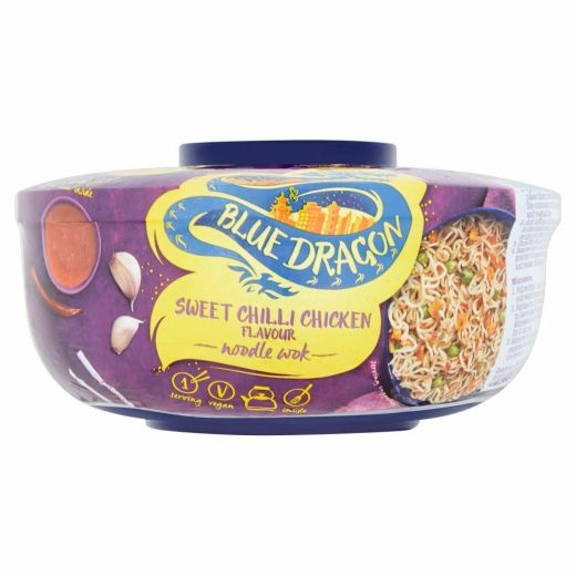 Ab Blue Dragon Sweet Chilli Chicken Noodle Wok (6x76GR) - Aytac Foods Wholesale