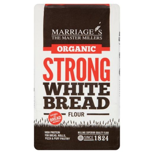 Whm Marriage'S Organic Strong White Bread Flour (1KG) x 6 - Aytac Foods Wholesale