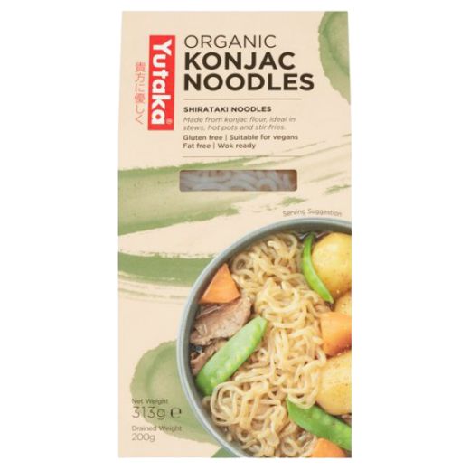 Yutaka Organic Konjac (Shirataki) Noodles (200GR) x 6 - Aytac Foods Wholesale