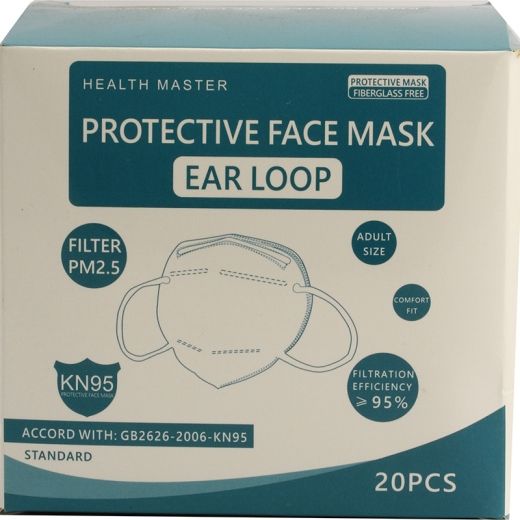 Kn95 Protective Face Mask 20Pcs (20X1) - Aytac Foods Wholesale