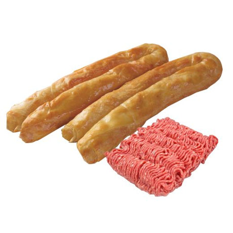 Arabatzis (Kol Kiyma) Roll With Mizitra-Minced U Shaped (40X220GR) - Aytac Foods Wholesale