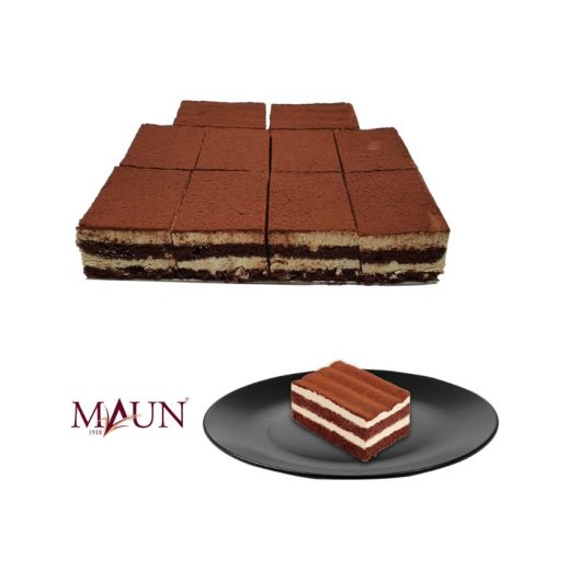 Maun Tramisu Square Cake (1x10X140GR) - Aytac Foods Wholesale