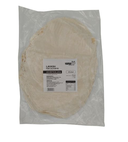 Yufka Manufaktur Lavash (Cigkofte) (20 Sheet) - Aytac Foods Wholesale