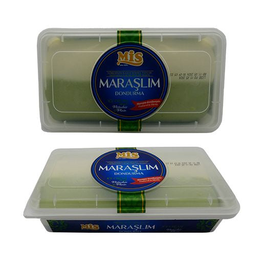 Mis Marasim Plain Pistachio-Ice Cream (500ML) x 9 - Aytac Foods Wholesale