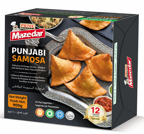 Mazedar Punjabi Potato Samosa 900Gx8 - Aytac Foods Wholesale