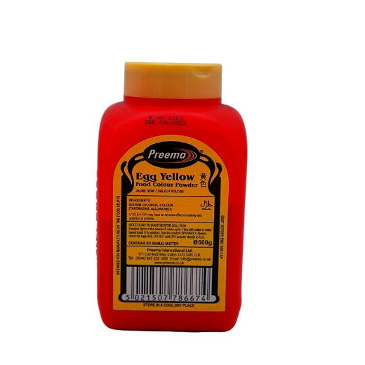 Preema Egg Yellow Food Colouring Powder (20x500g)