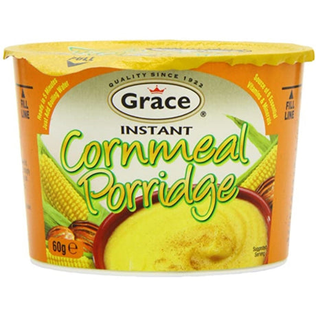 Grace Instant Cornmeal Porridge Uk (12x60G) - Aytac Foods Wholesale