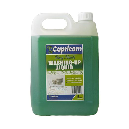 Capricorn Busy Hands Washing Up Liquid (10%) 5L - Aytac Foods Wholesale