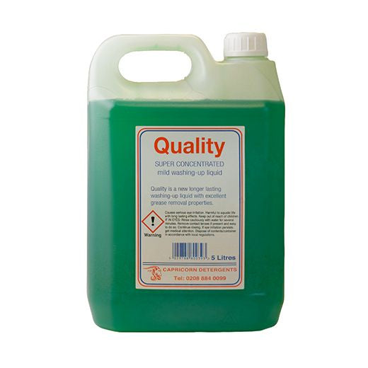 Capricorn Washing Up Liquid 5L (Pack of 4, 20% Concentrate)