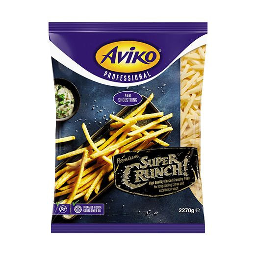 Aviko Super Crunch Fries 7mm (4x2.27kg) - Aytac Foods Wholesale