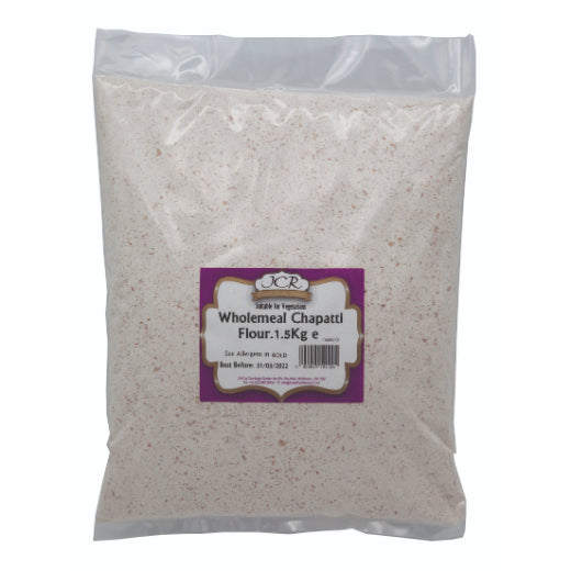 JCR Wholemeal Chappatti Atta (6x1.5kg) - Aytac Foods Wholesale