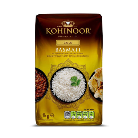 Ief Kohinoor Gold Basmati 1Kg (6X1kg) - Aytac Foods Wholesale