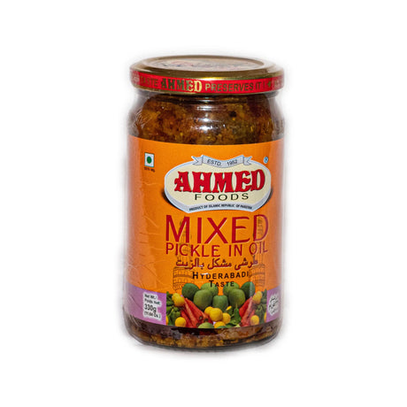 Ahmed Foods Mix Pickle Hyderabadi (12x330G) - Aytac Foods Wholesale
