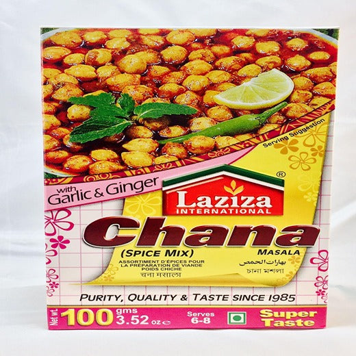 Laziza Channa Masala (12x100 gx6) - Aytac Foods Wholesale