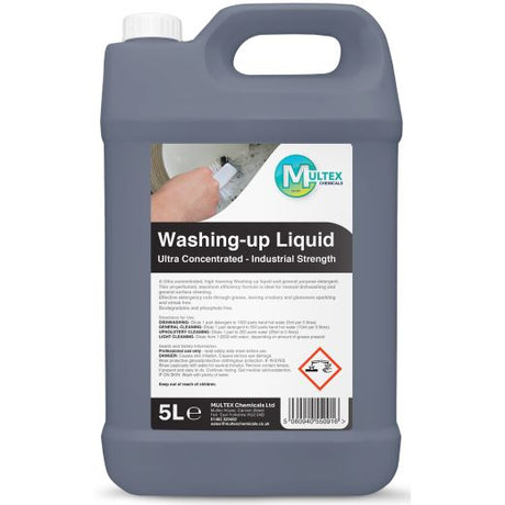 Multex Super Concentrated Washing Up Liquid (4X5Ltr) - Aytac Foods Wholesale