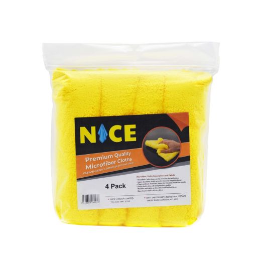 Nice Microfibre 4'S Yellow (24X4pcs) - Aytac Foods Wholesale
