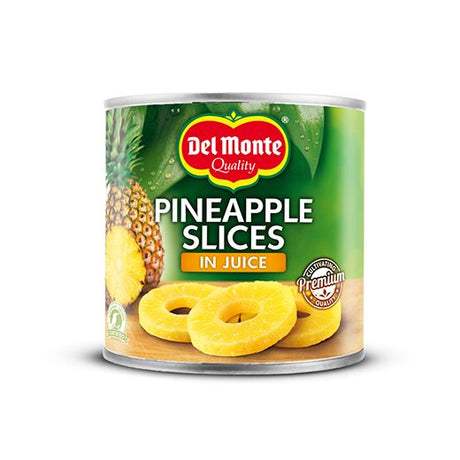 Del Monte Pineapple Slices In Juice (6x435GR) - Aytac Foods Wholesale