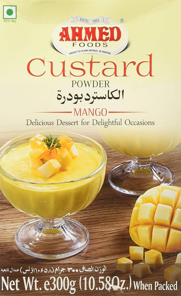 Ahmed Foods Mango Custard (6x300GR) - Aytac Foods Wholesale