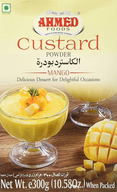 Ahmed Foods Mango Custard (6x300GR) - Aytac Foods Wholesale