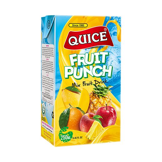 Juice : Quice Fruit Punch (6Pcsx250Ml) (6X6X250ML) - Aytac Foods Wholesale