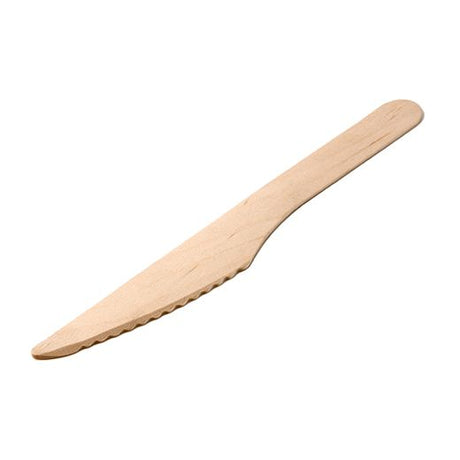 Natural Leaf Birchwood (165Mm/6.5) Knifeinc 10Inc 100Pcs - Aytac Foods Wholesale