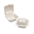 HRD Natural Bagasse Burger Box White (6 Inch / HP6) – 5x50pcs - Aytac Foods Wholesale