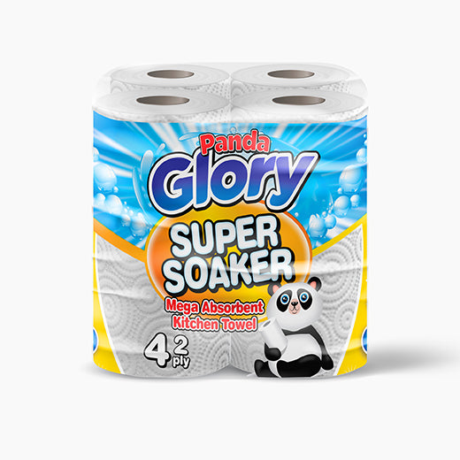 Panda Glory Kitchen Towel (6x4Roll)