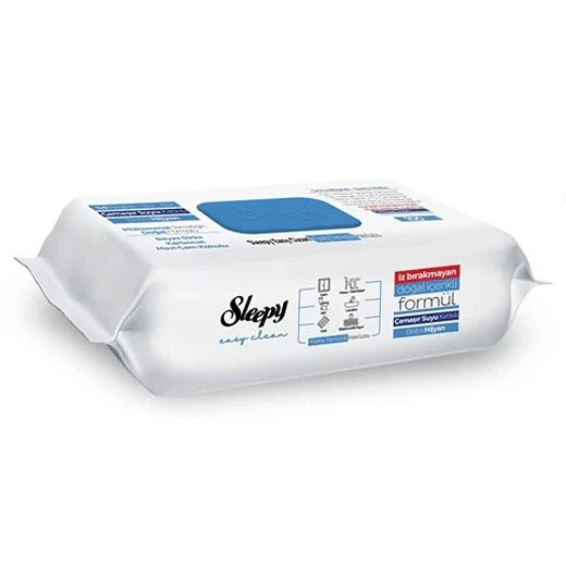 Sleepy Multi Surface Wet Wipes (Bleach) Blue (100PCS) - Aytac Foods Wholesale