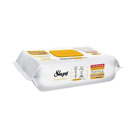 Sleepy Multi Surface Wet Wipes (Herbal Soap) Yellow (100PCS) - Aytac Foods Wholesale