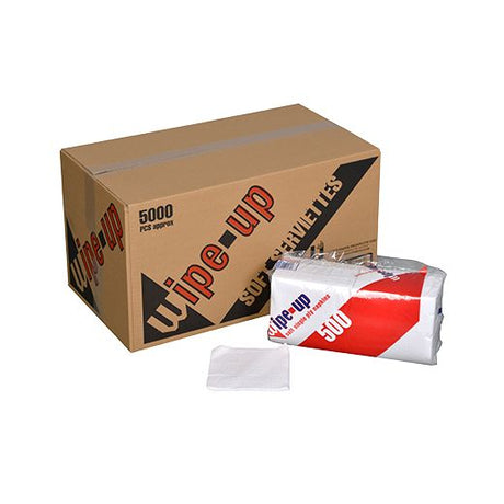 Up 30X30Cm 1Ply 4-Fold Soft Serviettes-Wipe Up 500Pcs - Aytac Foods Wholesale