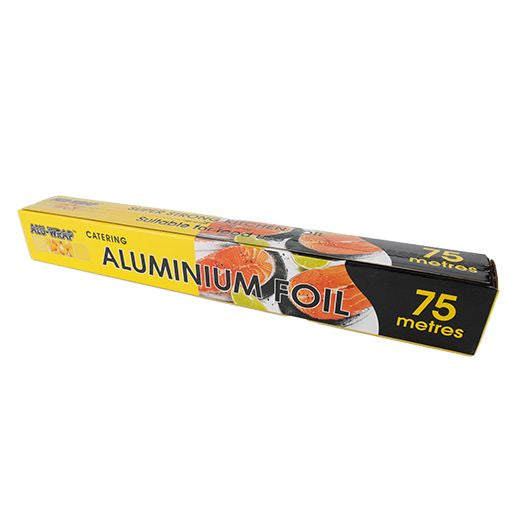 Majestic Jumbo Kitchen Foil 450mm x 75m – 6 Rolls