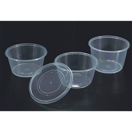 Majestic Clear Plastic Cups And Lids (50 PCS/BAG) x 40 - Aytac Foods Wholesale