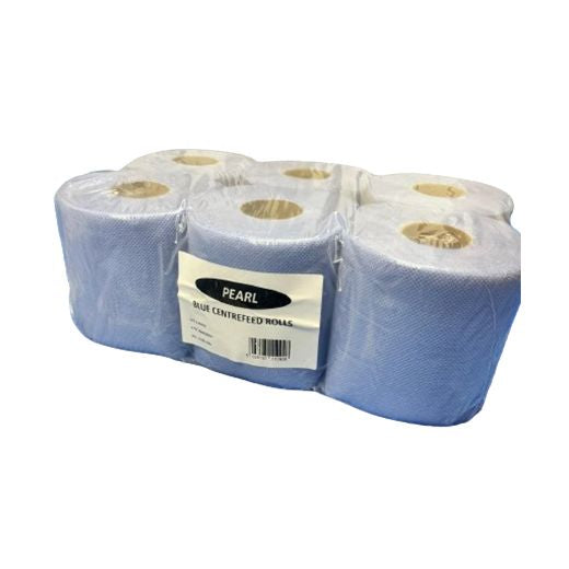 Pearl Blue Centrefeed Rolls Pearlinc 60Mx6Rollsinc 170X75M(6Rol - Aytac Foods Wholesale