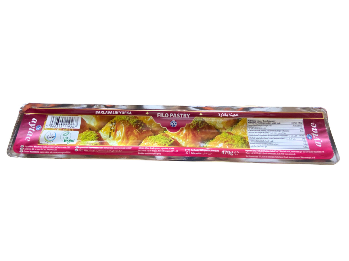 Aytac Baklava Pastry Sheets – 20 Sheets (470g)