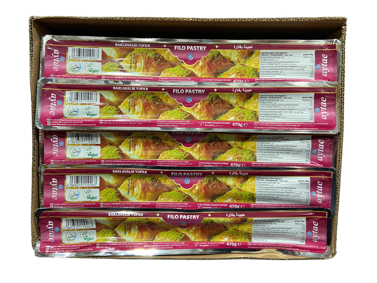Aytac Baklava Pastry Sheets – 20 Sheets (470g)