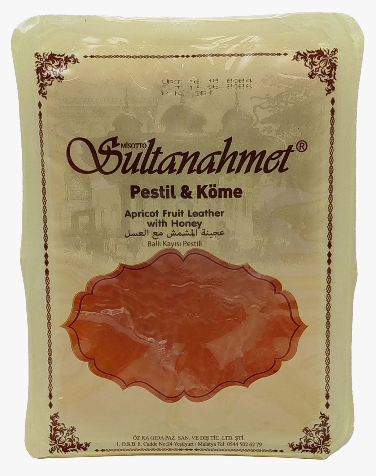 Sultanahmet (Pestil) Apricot Fruit Leather Honey (12X300GR) - Aytac Foods Wholesale