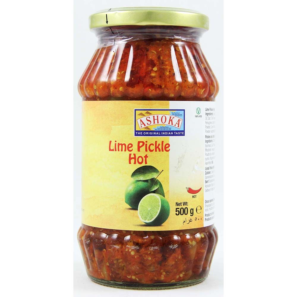 Ashoka Lime Pickle Hot (6x500GR) - Aytac Foods Wholesale
