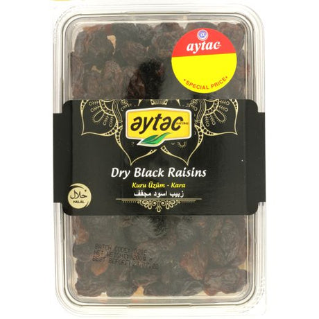 Aytac Dry Black Raisins 200Gx10 - Aytac Foods Wholesale