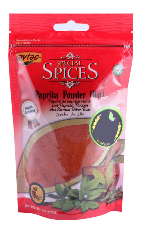 Aytac Paprica Powder Hot 100Gx12 - Aytac Foods Wholesale