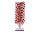 Candy Fox Lollipop With Wooden Stand Round 150 pcs
