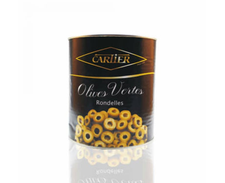 Cartier Green Sliced Olives 3050Gx6 - Aytac Foods Wholesale