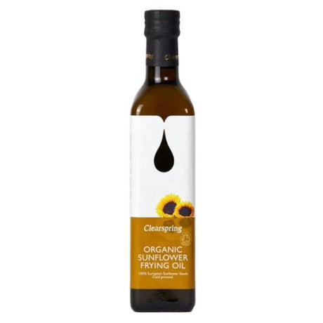 Clearspring Organic Sunflower Frying Oil - 1Ltx6 - Aytac Foods Wholesale