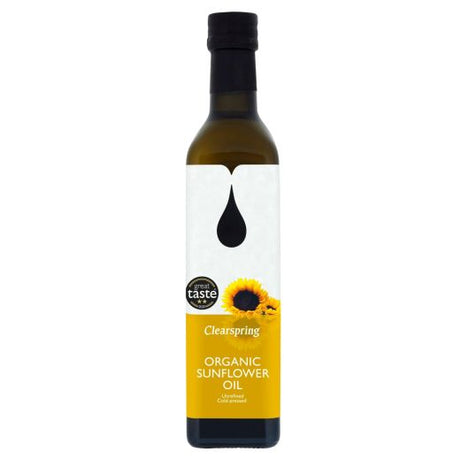 Clearspring Organic Sunflower Oil - 500Mlx6 - Aytac Foods Wholesale