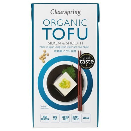 Clearspring Organicanic Tofu Silken & Smooth - 300Grx12 - Aytac Foods Wholesale