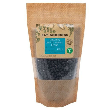 Eat Goodness Organic Black Turtle Beans - 400GRx6 - Aytac Foods Wholesale