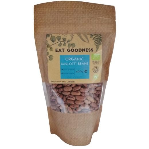 Eat Goodness Organic Borlotti Beans - 400GRx6 - Aytac Foods Wholesale