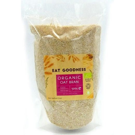 Eat Goodness Organic Oatbran - 500GRx6 - Aytac Foods Wholesale