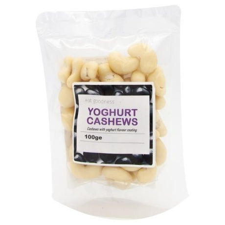 Eat Goodness Yoghurt Coated Cashews - 100GRx12 - Aytac Foods Wholesale