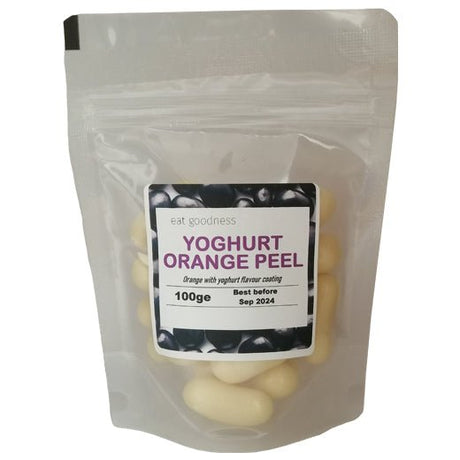 Eat Goodness Yoghurt Orange Peel - 100GRx12 - Aytac Foods Wholesale